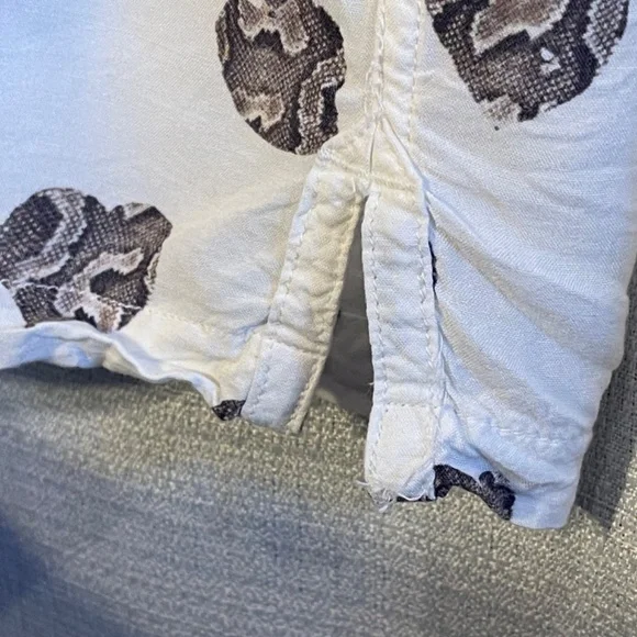 All Saints leapard print Heart Print Top - Picture 5 of 9